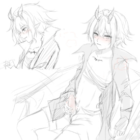 【酒吞童子】同好赠的涩图 , 妖恋奇谭h同人合集(躺下装睡)