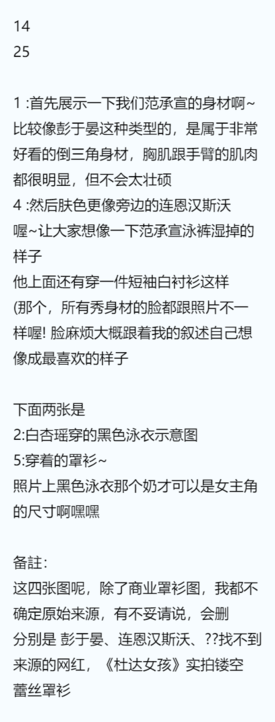 【番外】范承宣：海边图示 , 【末世】性癖(简)(微NTR)(相逢即是緣)