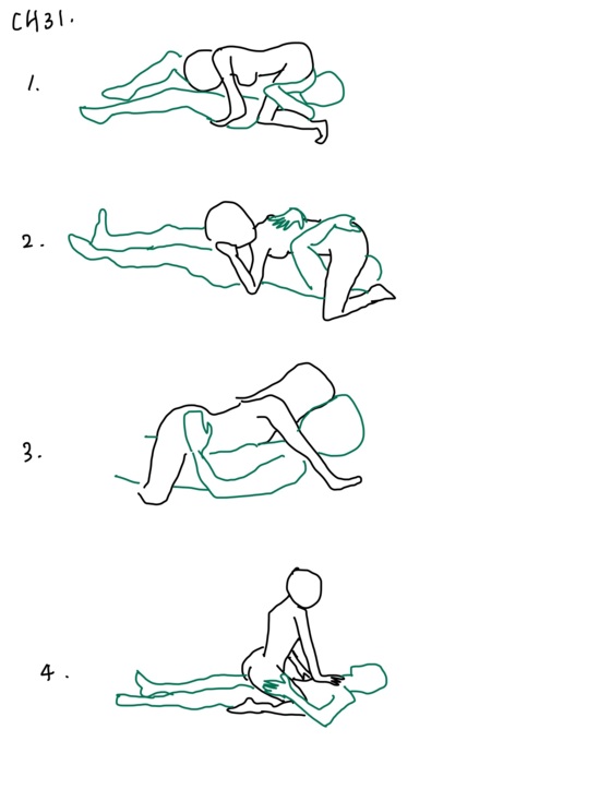 第三十一章姿势图解 (自画图 很丑 , 【末世】性癖(简)(微NTR)(相逢即是緣)