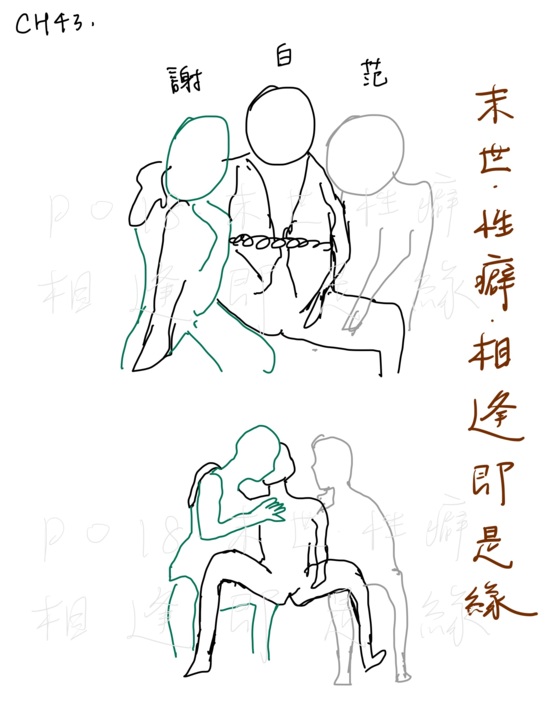 两侧都是大鸡巴 姿势图示 , 【末世】性癖(简)(微NTR)(相逢即是緣)